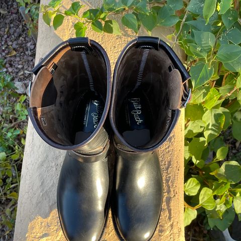 View photo of Attractions BILTBUCK Engineer Boots in Black Italian Horsebutt