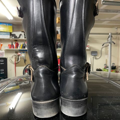 View photo of Attractions BILTBUCK Engineer Boots in Black Italian Horsebutt