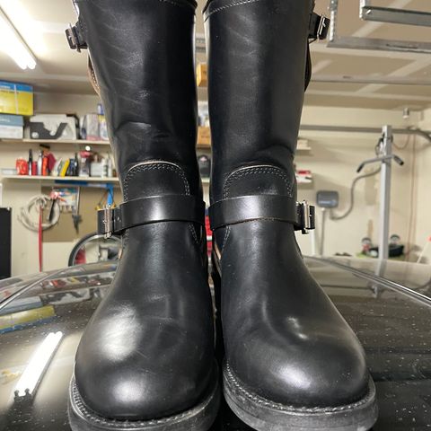 View photo of Attractions BILTBUCK Engineer Boots in Black Italian Horsebutt