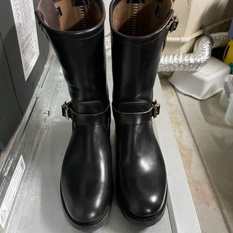 View photo of Attractions BILTBUCK Engineer Boots in Black Italian Horsebutt