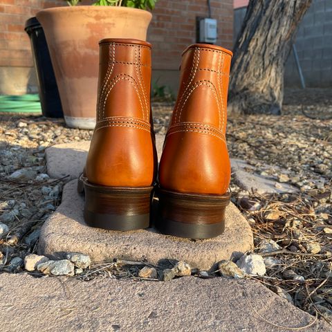 John Lofgren Donkey Puncher Boots in Badalassi Carlo Cognac Minerva