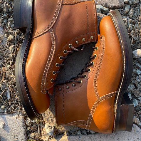 John Lofgren Donkey Puncher Boots in Badalassi Carlo Cognac Minerva
