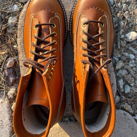 John Lofgren Donkey Puncher Boots in Badalassi Carlo Cognac Minerva