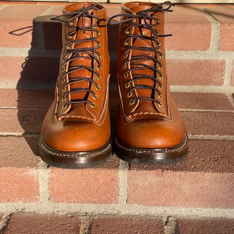 John Lofgren Donkey Puncher Boots in Badalassi Carlo Cognac Minerva