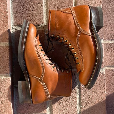 John Lofgren Donkey Puncher Boots in Badalassi Carlo Cognac Minerva