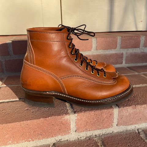 John Lofgren Donkey Puncher Boots in Badalassi Carlo Cognac Minerva