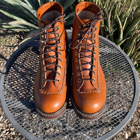 John Lofgren Donkey Puncher Boots in Badalassi Carlo Cognac Minerva