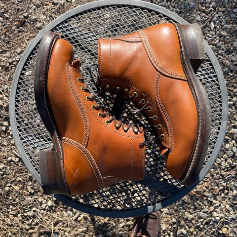 John Lofgren Donkey Puncher Boots in Badalassi Carlo Cognac Minerva