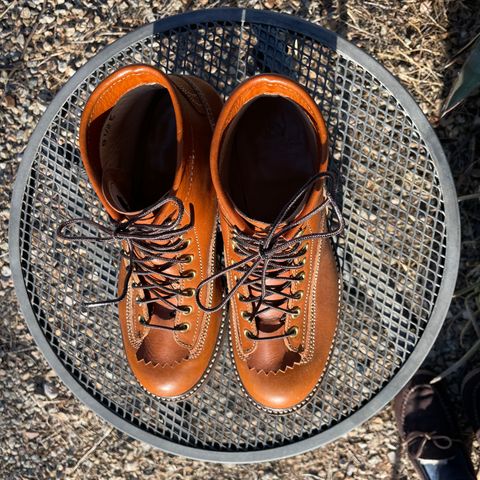 John Lofgren Donkey Puncher Boots in Badalassi Carlo Cognac Minerva