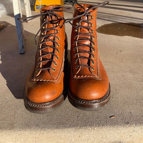 John Lofgren Donkey Puncher Boots in Badalassi Carlo Cognac Minerva