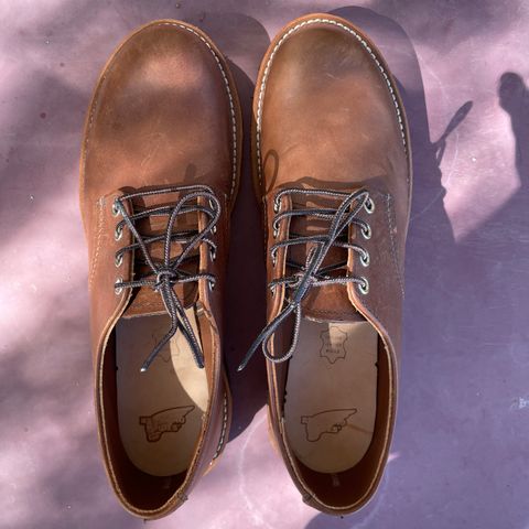 Red Wing Foreman Oxford in S.B. Foot Amber Harness
