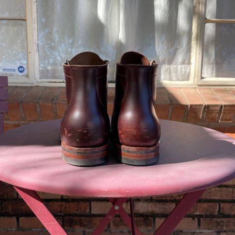 View photo of Viberg Service Boot in Horween Brown Chromexcel