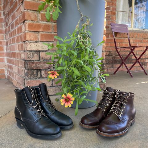 View photo of Viberg Service Boot in Horween Brown Chromexcel