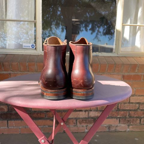 View photo of Viberg Service Boot in Horween Brown Chromexcel