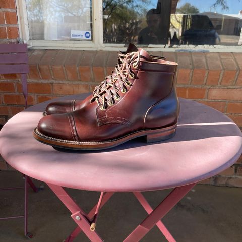 View photo of Viberg Service Boot in Horween Brown Chromexcel