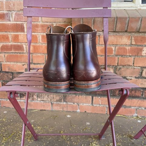 View photo of Viberg Service Boot in Horween Brown Chromexcel