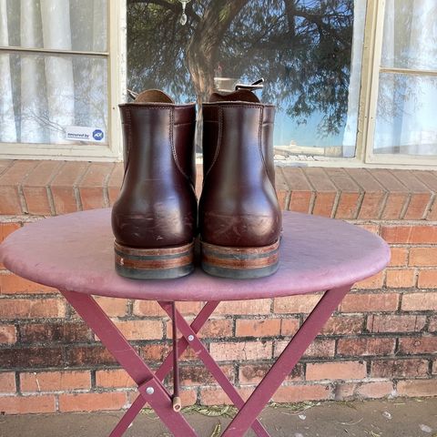 View photo of Viberg Service Boot in Horween Brown Chromexcel