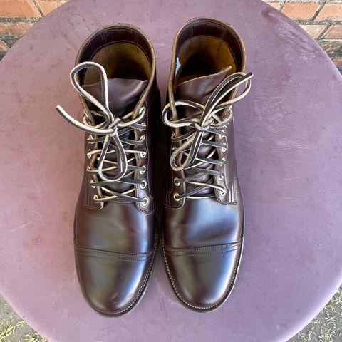 View photo of Viberg Service Boot in Horween Brown Chromexcel