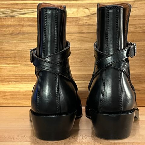 View photo of Crux Deluxe Jodhpur in Guidi Black Horsehide