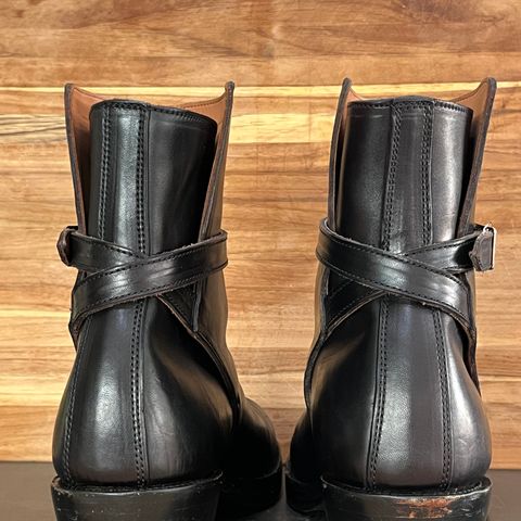 View photo of Crux Deluxe Jodhpur in Guidi Black Horsehide