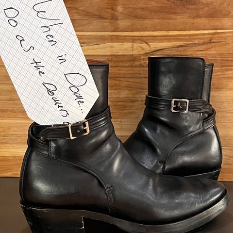 Search result thumbnail of Crux Deluxe Jodhpur in Guidi Black Horsehide