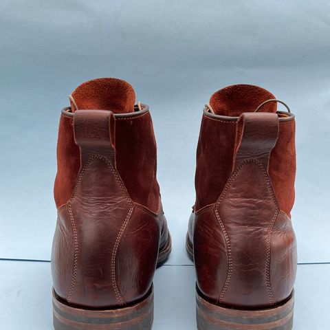 Viberg Country Boot in C.F. Stead Polo Brown Classic Oiled Shoulder