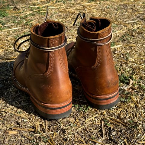 Nicks Americana in Horween Orange Predator