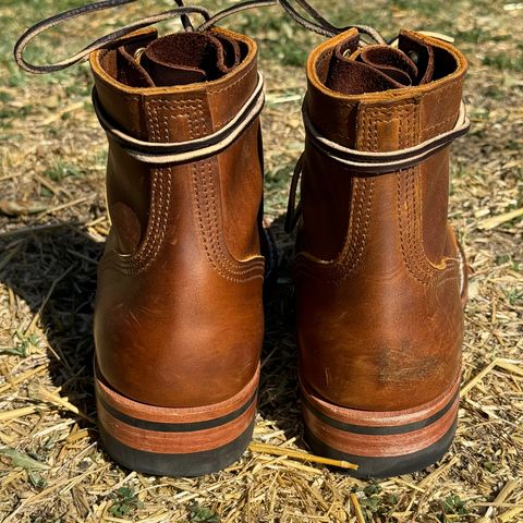 Nicks Americana in Horween Orange Predator