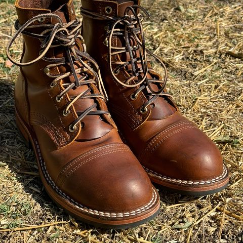 Nicks Americana in Horween Orange Predator