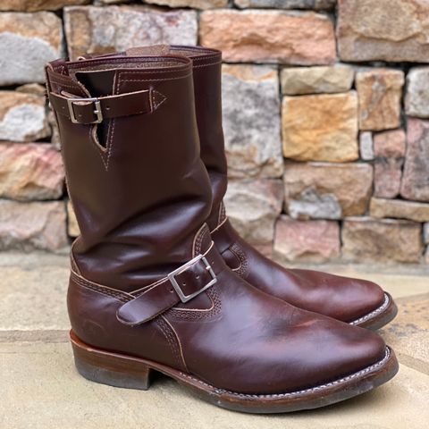 Wesco Boss Engineer Boot in Horween Brown Chromexcel