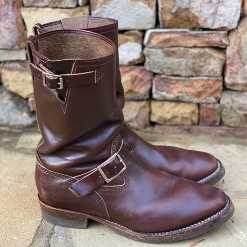 Wesco Boss Engineer Boot in Horween Brown Chromexcel