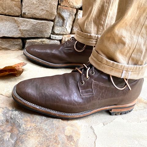 Viberg Country Boot in Maryam Brown Washed Horse