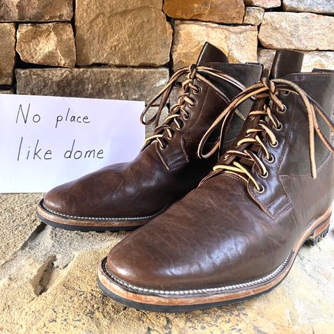 Viberg Country Boot in Maryam Brown Washed Horse