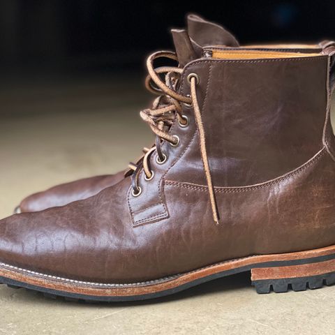 Viberg Country Boot in Maryam Brown Washed Horse