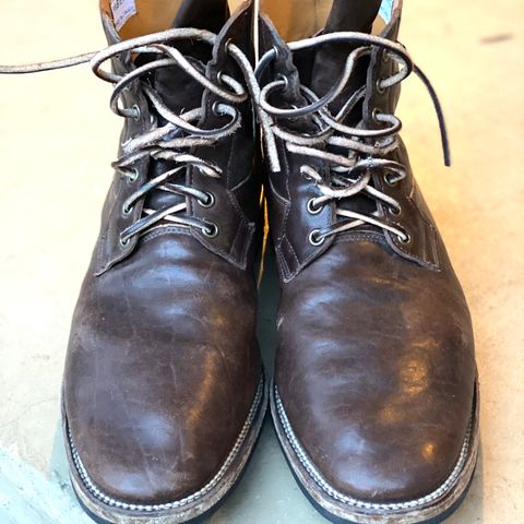Viberg Country Boot in Maryam Brown Washed Horse