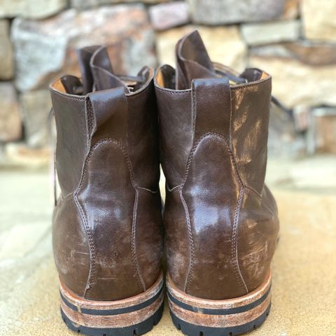 Viberg Country Boot in Maryam Brown Washed Horse