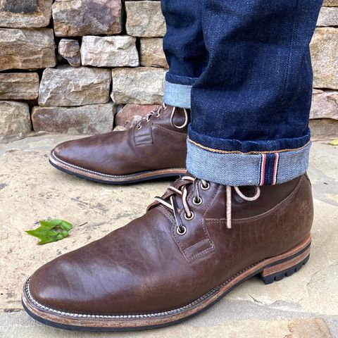 Viberg Country Boot in Maryam Brown Washed Horse