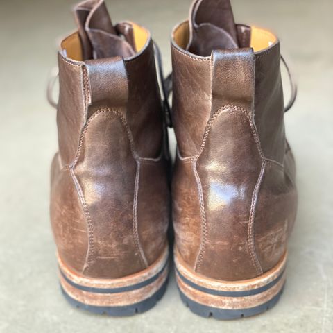 Viberg Country Boot in Maryam Brown Washed Horse