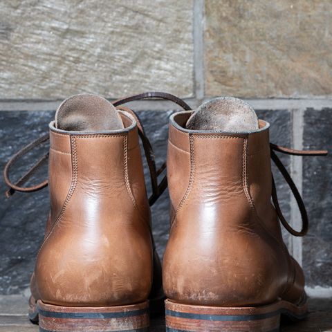 View photo of Viberg Service Boot BCT in Horween Natural Chromexcel