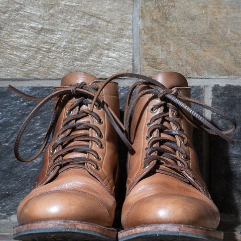 View photo of Viberg Service Boot BCT in Horween Natural Chromexcel