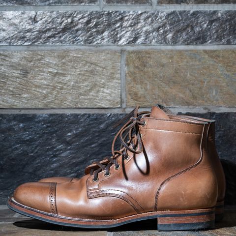 View photo of Viberg Service Boot BCT in Horween Natural Chromexcel