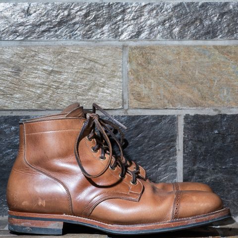 View photo of Viberg Service Boot BCT in Horween Natural Chromexcel