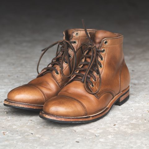 View photo of Viberg Service Boot BCT in Horween Natural Chromexcel