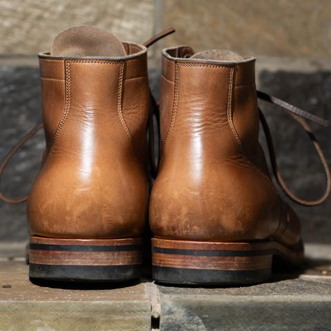 View photo of Viberg Service Boot BCT in Horween Natural Chromexcel