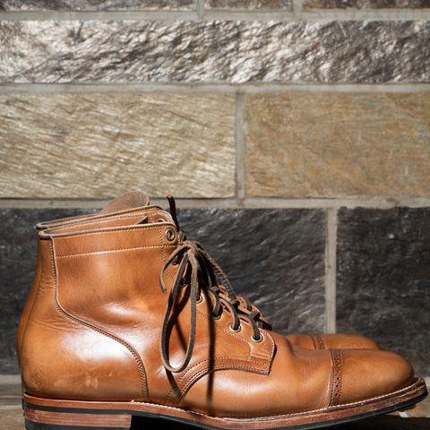 View photo of Viberg Service Boot BCT in Horween Natural Chromexcel