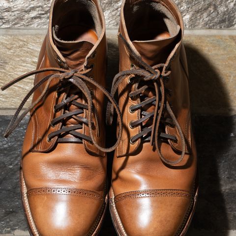 View photo of Viberg Service Boot BCT in Horween Natural Chromexcel