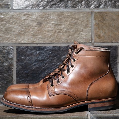 View photo of Viberg Service Boot BCT in Horween Natural Chromexcel