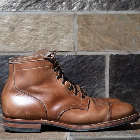 View photo of Viberg Service Boot BCT in Horween Natural Chromexcel