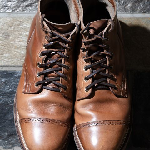 View photo of Viberg Service Boot BCT in Horween Natural Chromexcel