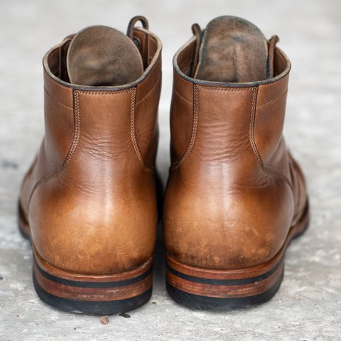 View photo of Viberg Service Boot BCT in Horween Natural Chromexcel